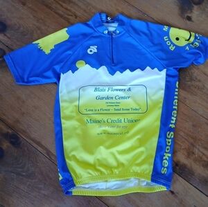 Men Cycling Jersey Summer Road Bike Shirt Bicycle Sports , Maine Lg.